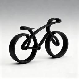 Modelo de Bicicleta Minimalista, Escultura Elegante Impressa em 3D para Decoração de Mesa, Presente para Ciclistas - Image 2