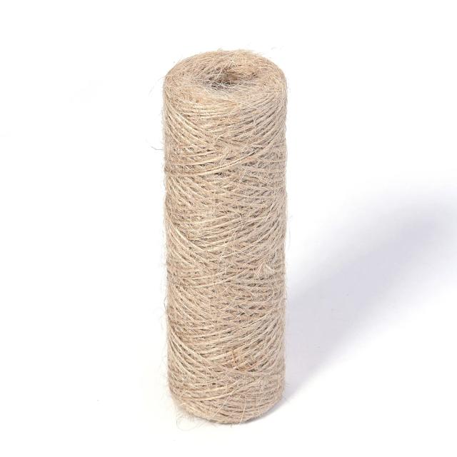 Corda de Juta Natural 100 Metros para Artesanato DIY Vintage