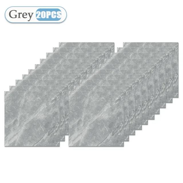 Adesivos de Azulejo Autoadesivo 30x30cm Impermeável para Cozinha e Banheiro - Decoração Estilo Ins