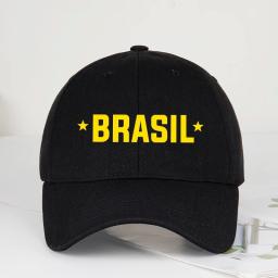 Boné de beisebol com estampa “BRASIL” para fãs do Brasil – Chapéu de sol unissex ajustável para entusiastas de futebol – Presente para o Dia dos Pais - Image 4