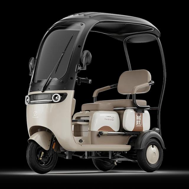Triciclo Elétrico para Idosos e Crianças com Bau Integrado