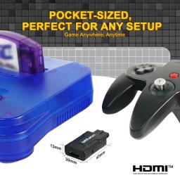 Bitfunx Mini 720P 1080P HDMI ™   Adaptador 16:9/4:3 Auto S-Video Composto Para Consoles de Jogos N64 SNES SFC NGC - Image 6
