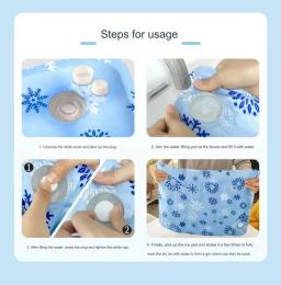 Tapete de Resfriamento para Pets com Gelo Seco, Almofada de Resfriamento para Animais de Estimação com Injeção de Água, Camas para Cães que Mantêm o Seu Pet Fresco, Impermeável e Resistente ao Desgaste para Cães e Gatos - Image 6
