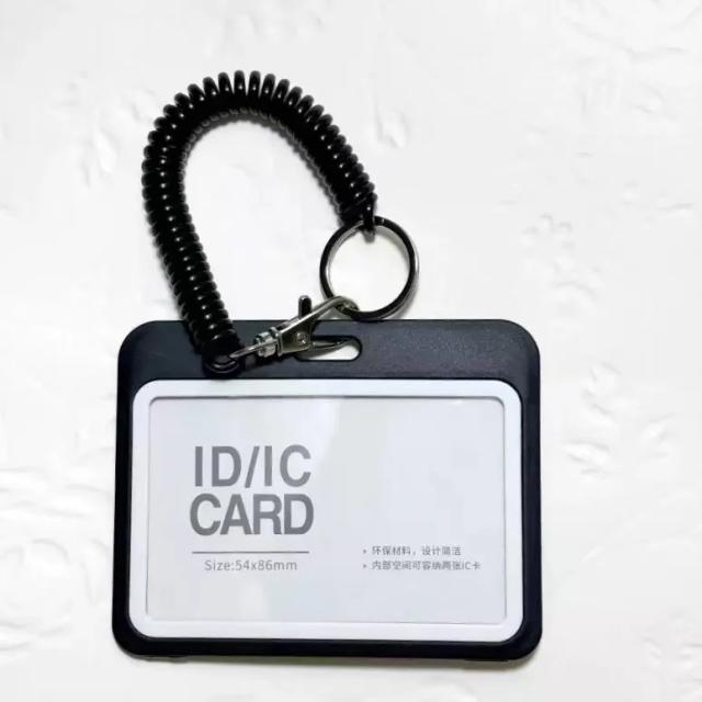 Porta-Cartões Transparente Dupla Face para Crachás e Identificações