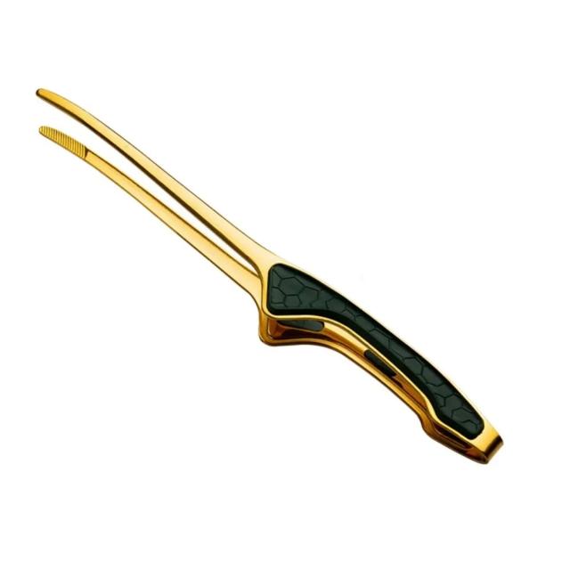 Pinça de Churrasco Antiaderente em Aço Inoxidável 24cm