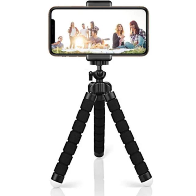 Mini Tripé Polvo Universal Flexível para Câmera e Celular