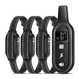 Coleira de Treinamento para Cães 3300FT para 1/2/3 Cães, Coleira Elétrica à Prova d'Água IPX7 para Todos os Tamanhos de Cães, Coleira de Choque Recarregável Anti-Latido - Image 1