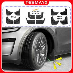 Protetor de Pintura e Para-lamas para Tesla Model 3 Y YL Acessórios 2025 2026, Protetores de Respingos de Pneu para Todas as Condições Climáticas - Image 1