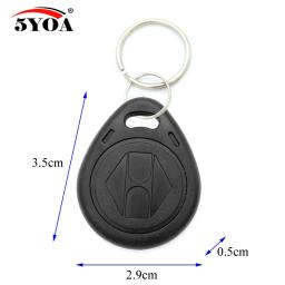 5yoa 10 peças 125khz t5577 keyfobs etiqueta duplicada regravável 5200 cópia de proximidade cartão de acesso id token anel rfid cloner chaveiro - Image 4