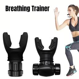 1 Peça Treinador Respiratório Esportivo para Exercício Pulmonar, Respirador Facial com Bocal, Equipamento de Fitness para Cuidados de Saúde Domésticos - Image 1