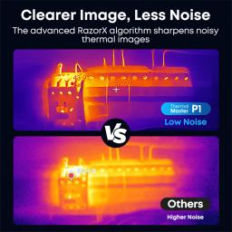 Câmera Térmica Thermal Master P1 para iPhone e Android 320*240, Câmera de Imagem Térmica Infravermelha 600 ℃   Detector de Vazamento de Água para HVAC - Image 4