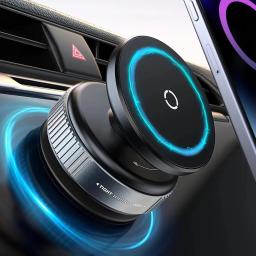 Suporte magnético dobrável para carro, suporte giratório de 360 ​​graus para celular, suporte magnético forte para iphone, samsung - Image 1
