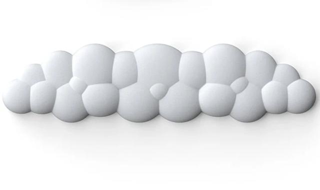 Mouse Pad Ergonômico Nuvem com Apoio de Punho 1 Unidade