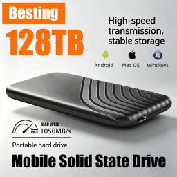 Novo SSD Portátil Original de 2TB, 4TB, 16TB, Disco Rígido Externo Tipo-C USB 3.0 de Alta Velocidade, Armazenamento Externo de 8TB para Laptops - Image 1