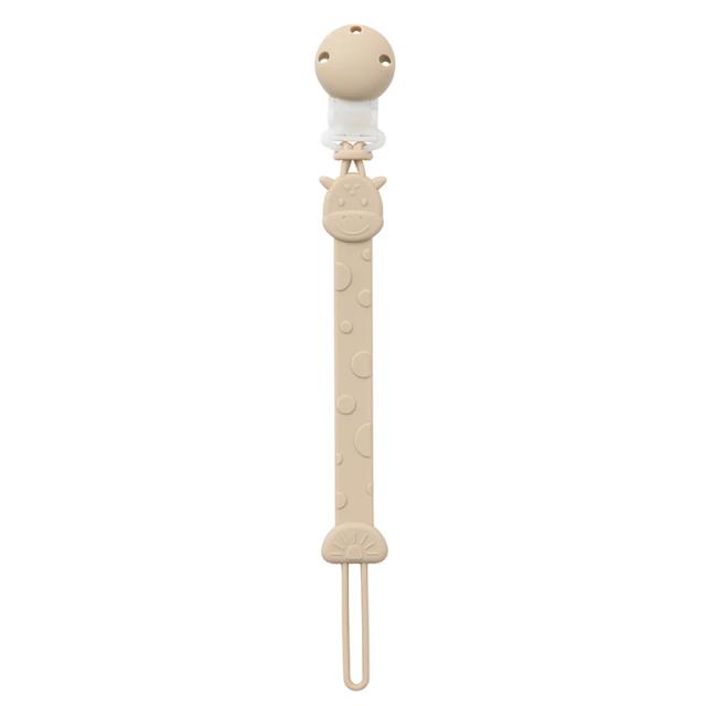 Clipes de Chupeta de Silicone Sem BPA para Bebê - Design de Uma Peça