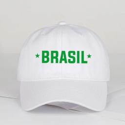 Boné de beisebol com estampa “BRASIL” para fãs do Brasil – Chapéu de sol unissex ajustável para entusiastas de futebol – Presente para o Dia dos Pais - Image 3