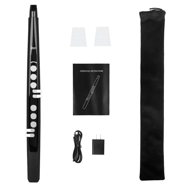 Saxofone Elétrico Mini IRIN com Flauta Removível e Bocal MIDI - Instrumento Musical Eletrônico Profissional