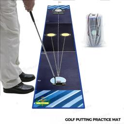 Tapete de golfe interno portátil multifuncional anti islip profissional putter trainer para parque gramado jardim escritório golfista - Image 1