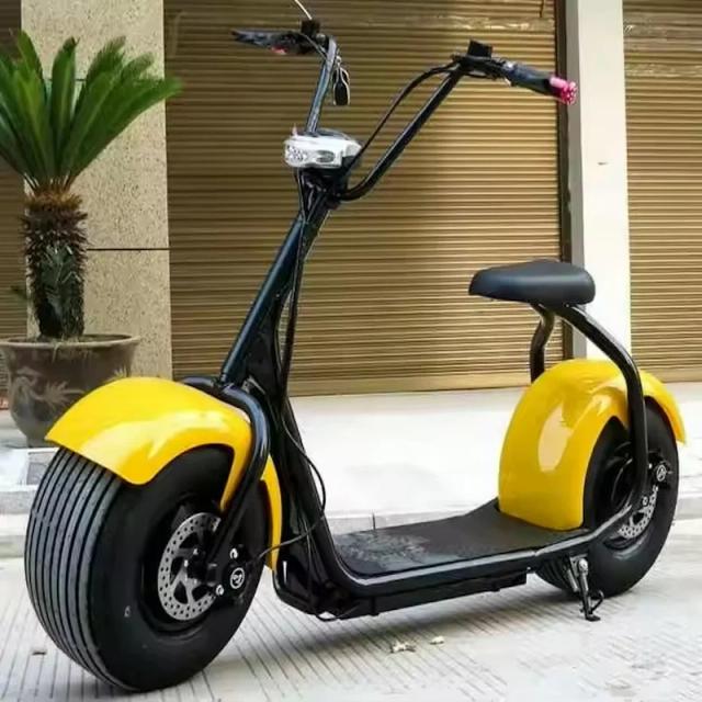 Motocicleta elétrica Citycoco, 1500W/2000W/2500W de alta velocidade ​ ​ Scooter elétrico para adultos, preço de fábrica OEM, pneu gordo