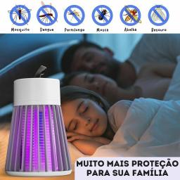 Lâmpada Elétrica Mata-Mosquitos Com Luz UV Usb Recarregável Armadilha Para Insetos Portátil - Image 4