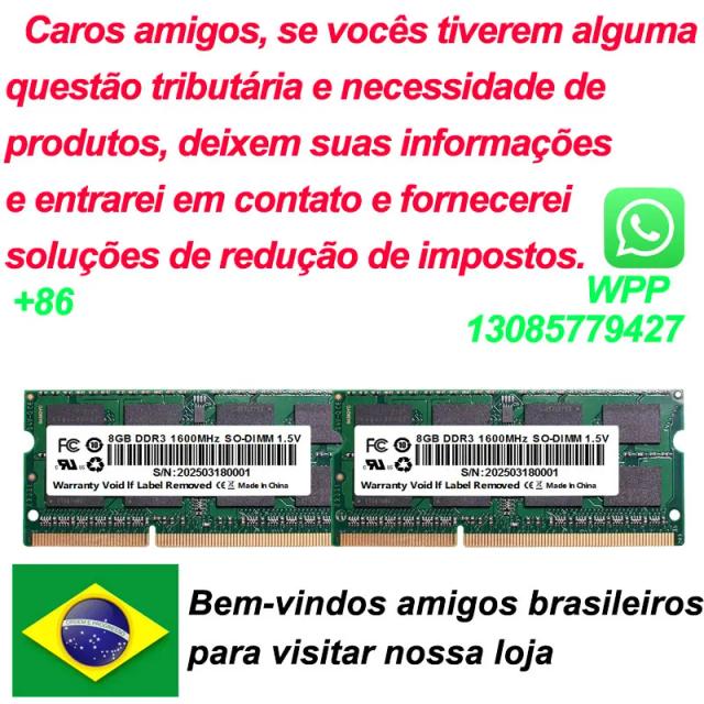 CeaMere Memória Notebook DDR3 Universal 4GB/8GB 1333MHz/1600MHz 240 Pinos