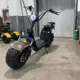Scooters elétricos de liga de alumínio para homens, motocicletas com freio, motor 2000W, Citycoco, novo, 2020 - Image 2
