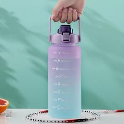 KIT 3 GARRAFAS 2Litros 900ml 300ml Squeeze Fases Motivadoras Adesivos 2D 3D - Image 3