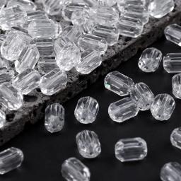 15x10mm contas de cristal acrílico facetadas cilindro transparente espaçador de vidro contas soltas para fazer jóias diy pulseira brincos acessórios - Image 2