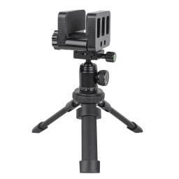 Caça profissional mini tripé com braçadeira ajustável, descanso stand, base de alumínio pod, tiro rápido vara engrenagem, Rilfe - Image 1
