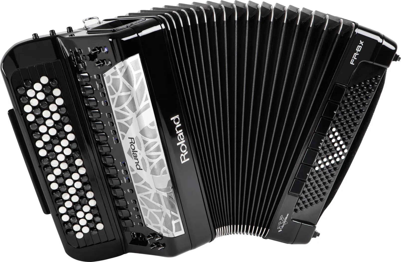 Roland V-acordeão, FR-8X, acordeão eletrônico preto, 100% melhor desempenho - Image 1
