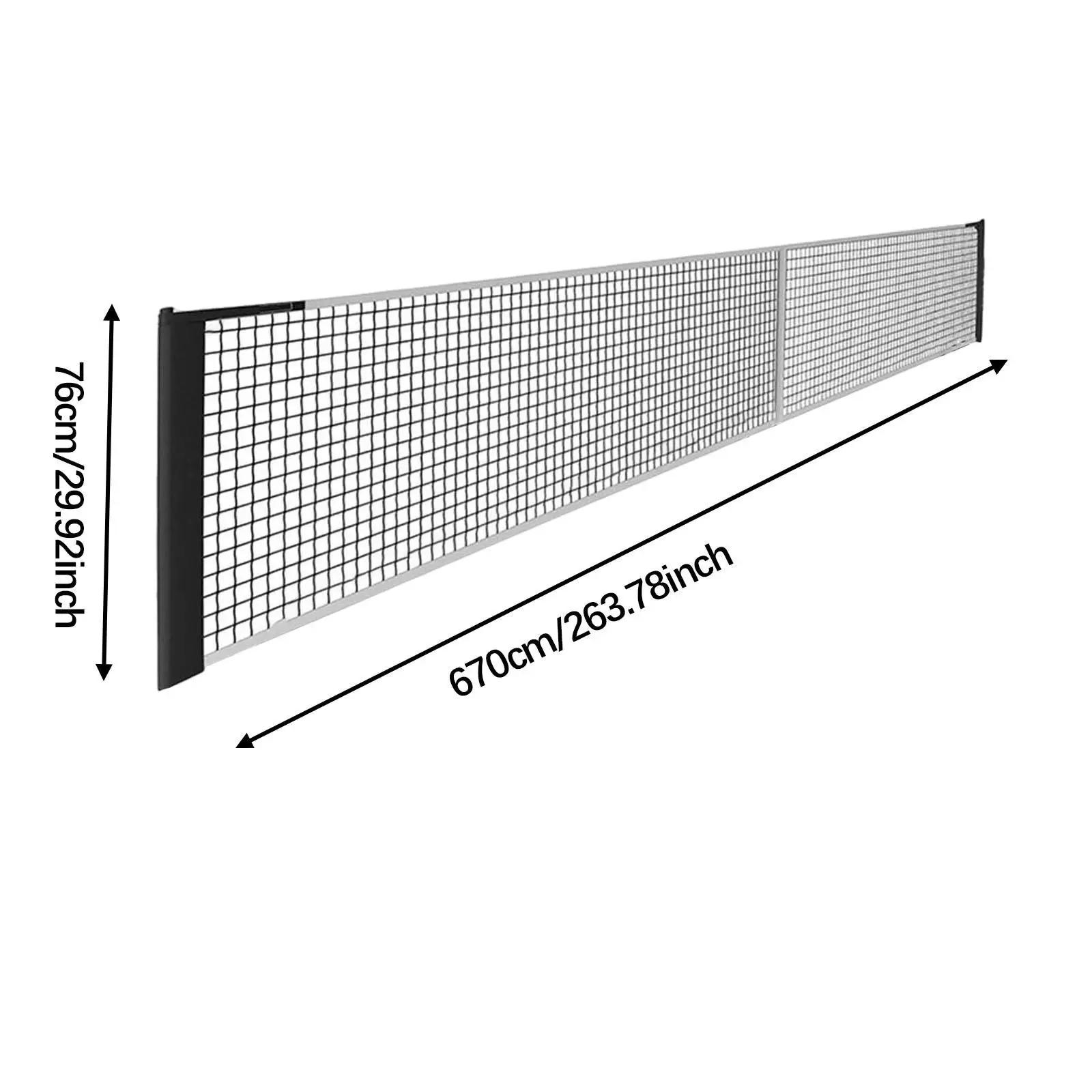 Rede portátil de pickleball, 6.7m, 22 pés, rede de jogo de pelota de picles, suporte com sistema de saco de armazenamento, rede de badminton para tênis, garagem, quintal - Image 1