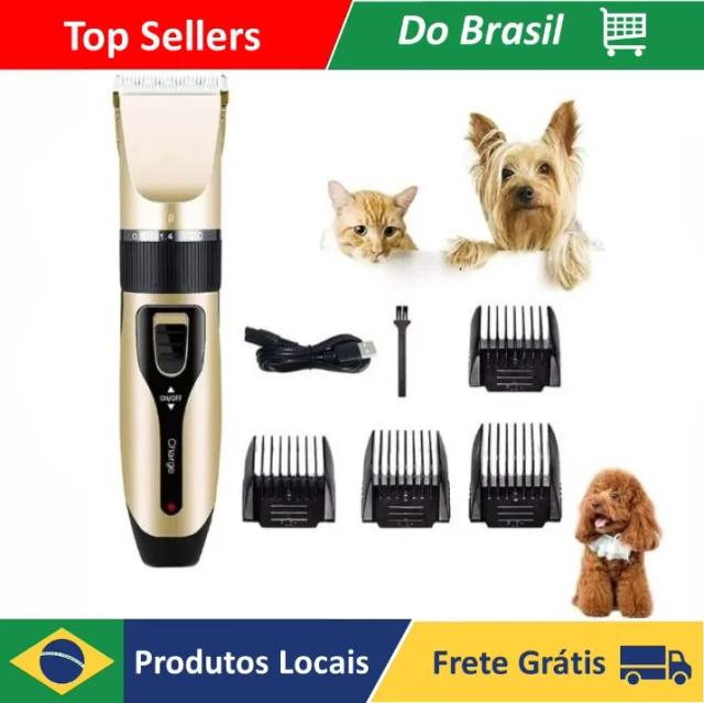 Máquina Clipper para Corte de Cabelo de Cães de Estimação