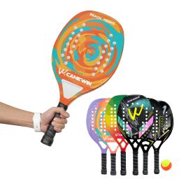 Raquete Beach Tennis Camewin Original Leve Fibra Carbono e Fibra de vidro Raquete Profissional com capa protetora Lançamento - Image 1