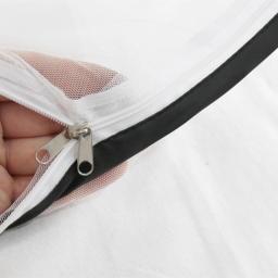 Rede mosquiteira ajustável para cama de solteiro, barraca dobrável para crianças, anti-mosquito, dobrável, para acampamento, cama, van, campista, acampamento - Image 4