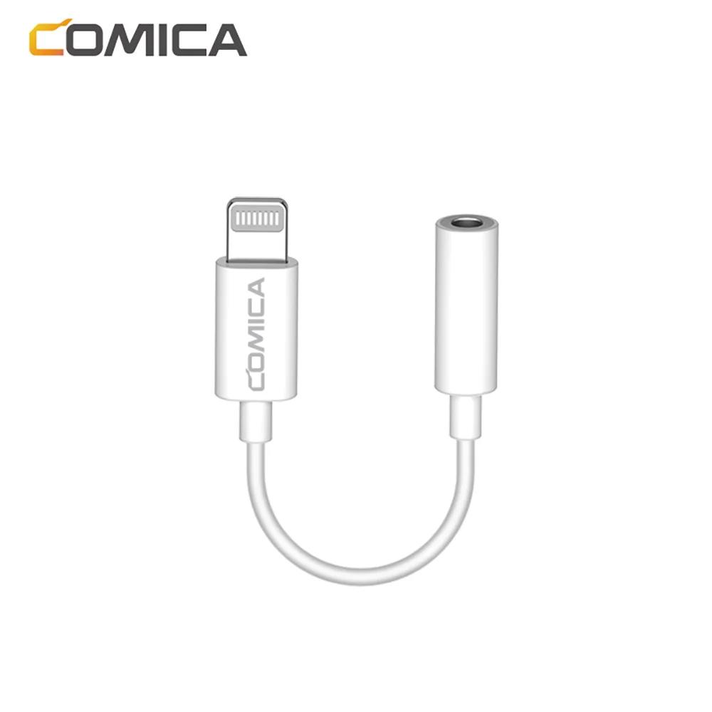 Comica-CVM-SPX-MI Audio Cabo Adaptador, TRRS para Lightning, transmissão de dados duplex, cabo de som para microfone, 3,5mm - Image 1
