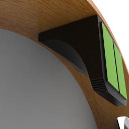 Suporte Expositor De Parede Dupla Face Universal para Pandeiro - ARTBOX3D - Image 4