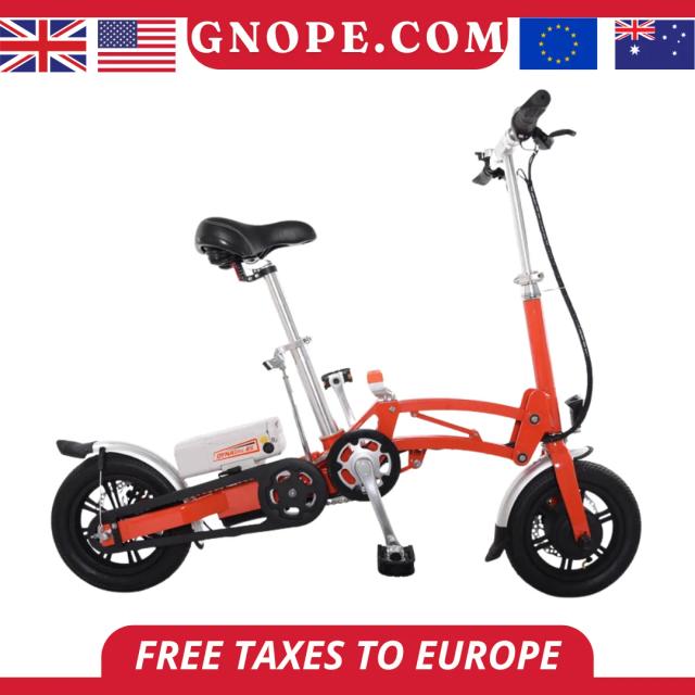 Bicicleta Elétrica Dobrável 250W/350W Lítio E-Bike para Adulto