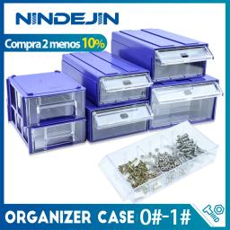 Organizador Montável Caixa De Armazenamento, Caixa De Parafuso, Gaveta De Plástico, Armazenamento De Peças Para Jóias, Hardware E Gabinete De Artesanato - Image 1