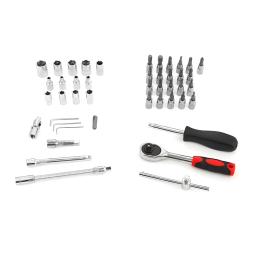 Kit De Ferramentas 46 Peças Chave Catraca Reversível Com Maleta Jogo de Soquete Para Manutenção E Reparo - Image 4