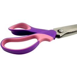 Tesoura de costura Zig Zag Costura Tesoura DIY Ferramenta Tesoura Picotar Couro Artesanato Acessórios de Costura Tecido Têxtil - Image 5