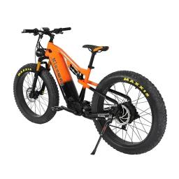 Bicicleta de neve off-road elétrica de montanha, freios hidráulicos, novo modelo, motor 1500W, bateria 48V 20Ah, pneus gordos 26 ", 9-velocidade - Image 5