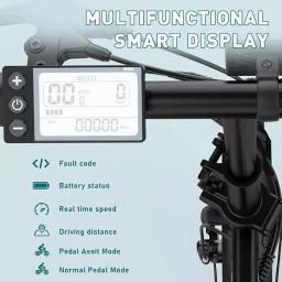 Bicicleta elétrica dobrável para adultos, E-Bike com bateria removível, bicicleta de pneu com gordura 16 × 3.0, motor 500W, 36V, 12Ah - Image 3