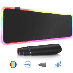 Mouse pad Gamer Led Rgb 7 Cores Tamanho Grande 80 X 30cm Usb - Image 4