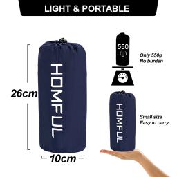 Camping mat dormir almofada de acampamento ao ar livre com travesseiro colchão de ar almofada inflável enchimento rápido à prova de umidade à prova de água - Image 5