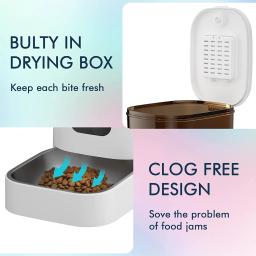 Nova câmera de vídeo 6l alimentador cronometragem inteligente automático alimentador para animais estimação cães gato wi fi inteligente dispensador de alimentos secos gravador voz tigela - Image 6