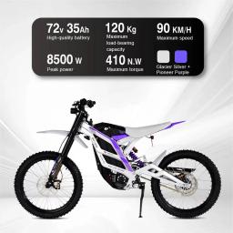 Motocicleta Off-Road Motocicleta Elétrica E-Dirt Bike, 79 Bike Pro, 8500W, 74V, 90 kmph, fonte de fábrica para venda, 2025 - Image 2