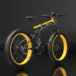 Lankeleisi-bicicleta dobrável elétrica, mountain bike, 1000w, 48v, 26 polegadas - Image 5