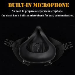 Conjunto de capacete tático FAST Capacete ajustável de paintball airsoft com máscara de auscultador óculos bolsa de bateria modelo L4G24 NVG para jogo de cosplay de caça desportiva ao ar livre - Image 6