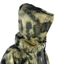 Menfly-Jaqueta de chuva de camuflagem tática impermeável para caça, Impermeável Camo Militar Masculino para Mulheres, Poncho Atacs Fg, Moss ATFG - Image 3