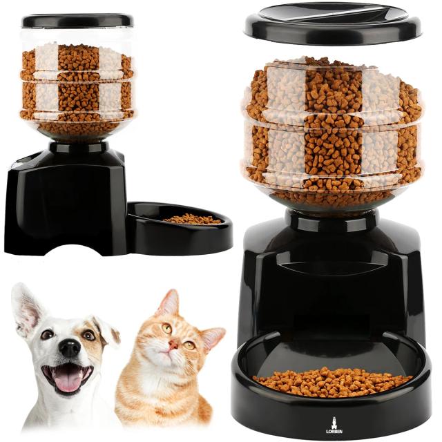 Comedouro Automático Programável com Gravador de Voz para Cães e Gatos - Lorben